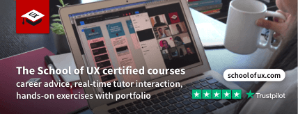 The School of UX certified design courses with career and portfolio advice